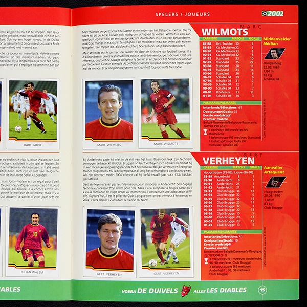 Hoera de Duivels 2002 Panini sticker album complete