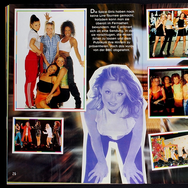 Spice Girls Panini sticker album complete