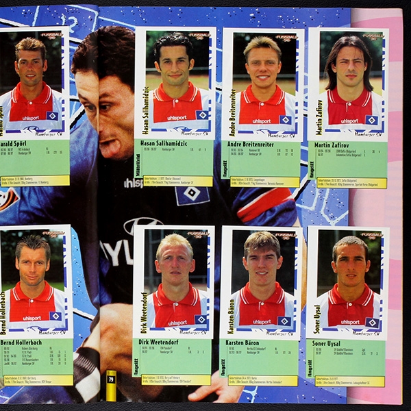 Fußball 98 Panini Sticker Album komplett