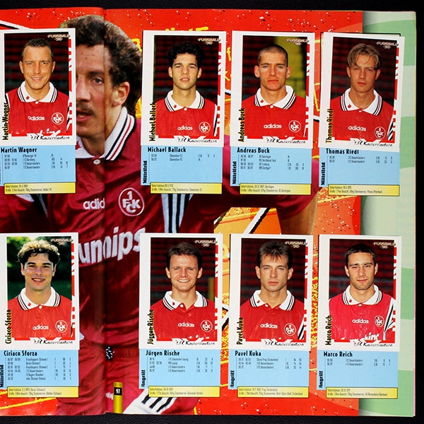 Fußball 98 Panini sticker album complete