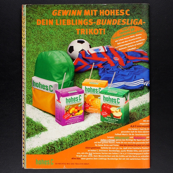 Fußball 98 Panini Sticker Album komplett