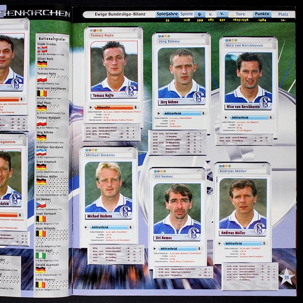 Fußball 2002 Panini Sticker Album fast komplett -5