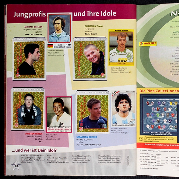 Fußball 2002 Panini Sticker Album fast komplett -5