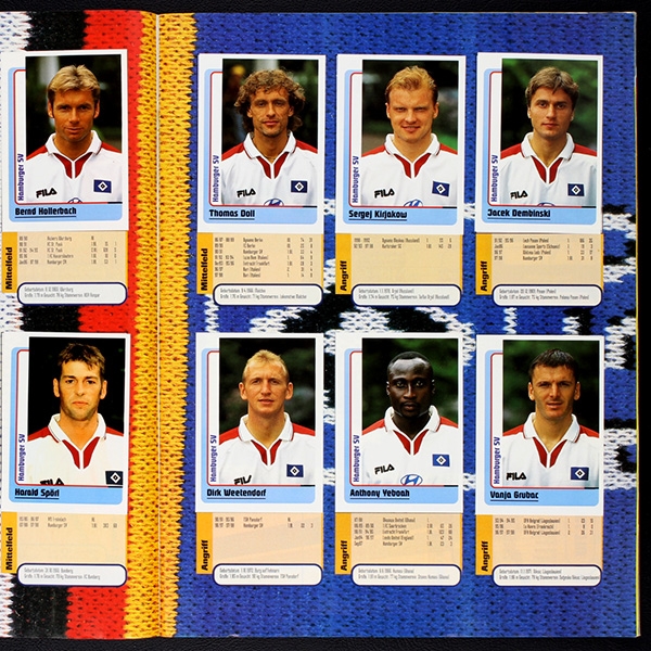 Fußball 99 Panini Sticker Album komplett