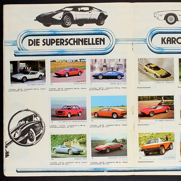 Auto 1977 Americana Sticker Album komplett