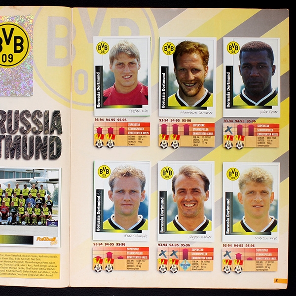 Fußball 96 Panini sticker album complete