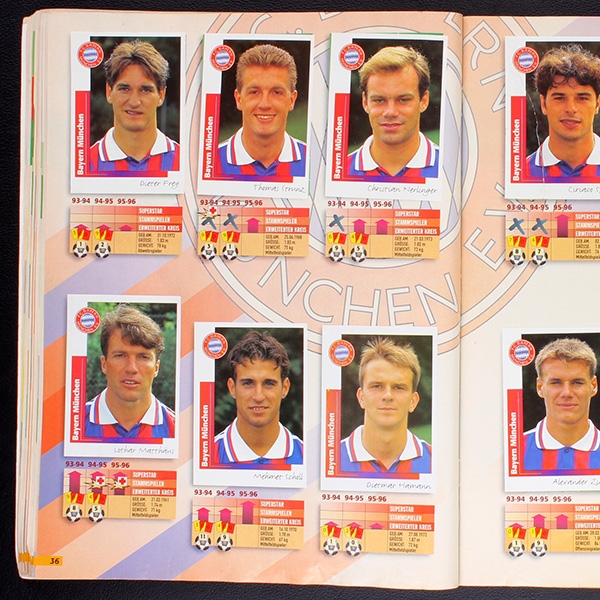 Fußball 96 Panini sticker album complete