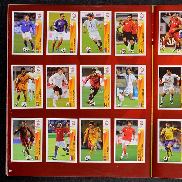 Euro 2008 Panini Sticker Album komplett