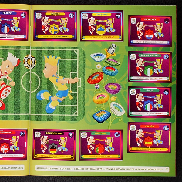 Euro 2012 Panini Sticker Album komplett - Poster