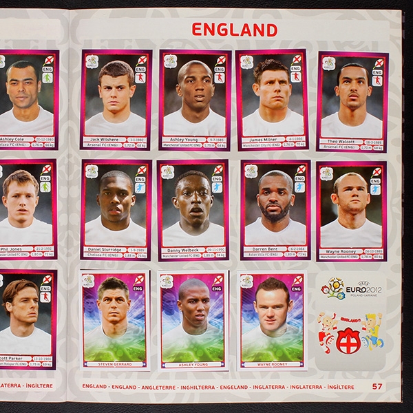 Euro 2012 Panini Sticker Album komplett - Poster