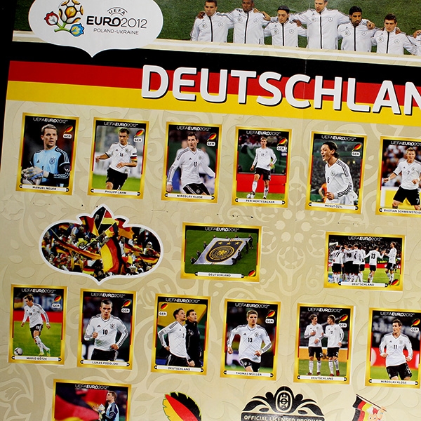 Euro 2012 Panini Sticker Album komplett - Poster