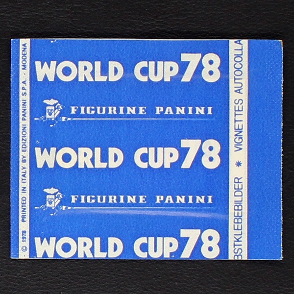 World Cup 78 Panini Sticker Tüte