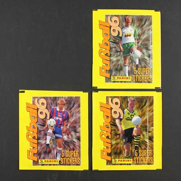 Fußball 96 Panini 3 Sticker Tüten Varianten