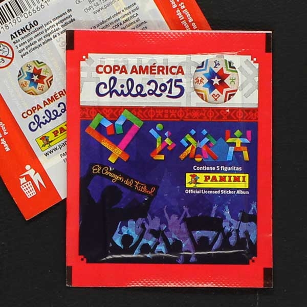 Copa America Chile 2015 Panini Sticker Tüte