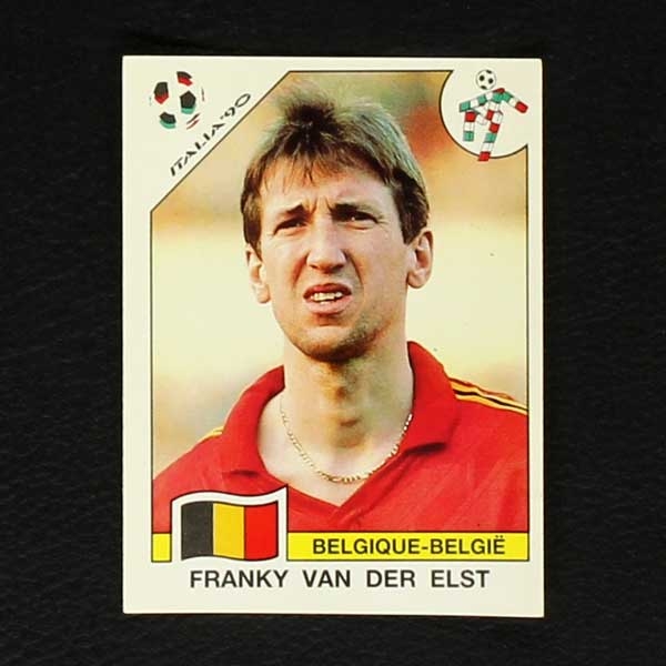 Italia 90 Nr. 337 Panini Sticker Franky Van der Elst