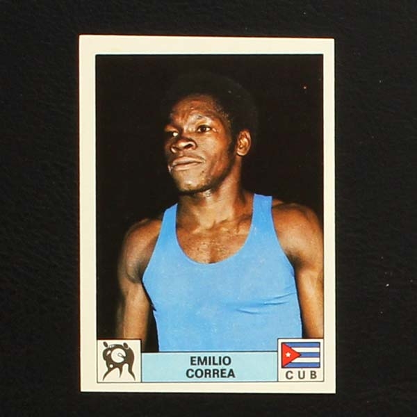 Emilio Correa Panini Montreal 76 Sticker - Boxer