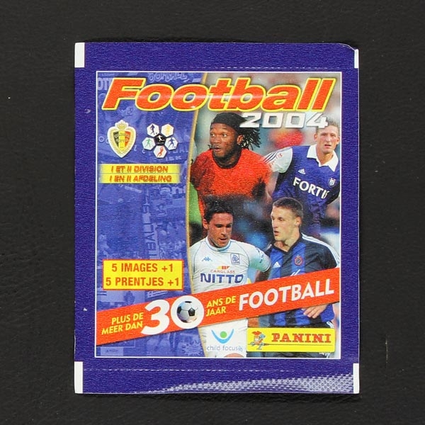 Football 2004 Panini Sticker Tüte Belgien