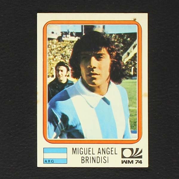 München 74 Nr. 328 Panini Sticker Miguel Angel Brindisi