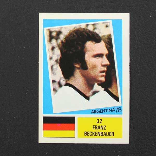 Franz Beckenbauer Fks Image Argentina 78 Sticker Worldwide