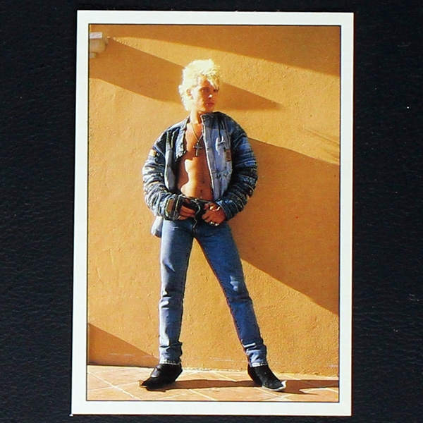 Billy Idol Panini Sticker No. 082 - Smash Hits 87