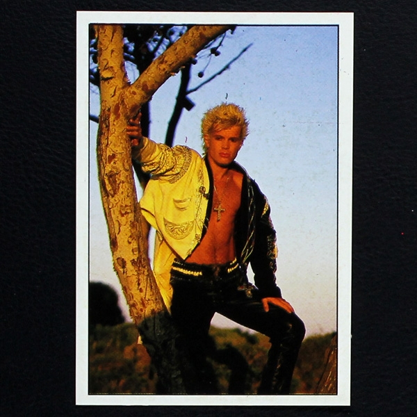 Billy Idol Panini Sticker No. 188 - Smash Hits 87