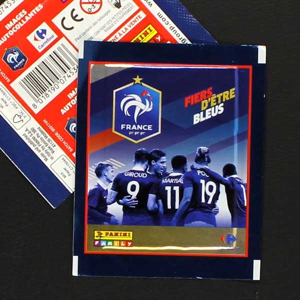 Euro 2016 Panini Sticker Tüte Variante Fiers D'Etre Bleus