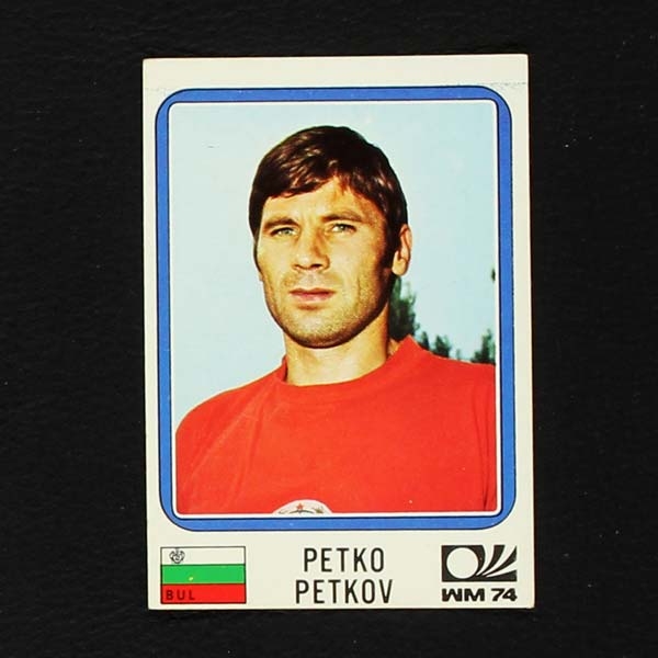 München 74 Nr. 264 Panini Sticker Petko Petkov