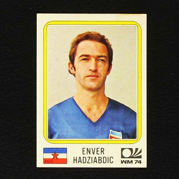 München 74 Nr. 186 Panini Sticker Enver Hadziabdic