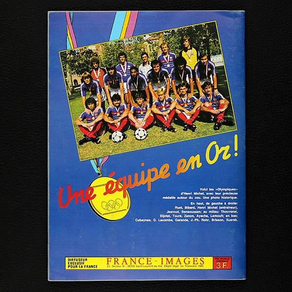 Football 85 Panini Sticker Album komplett mit Poster