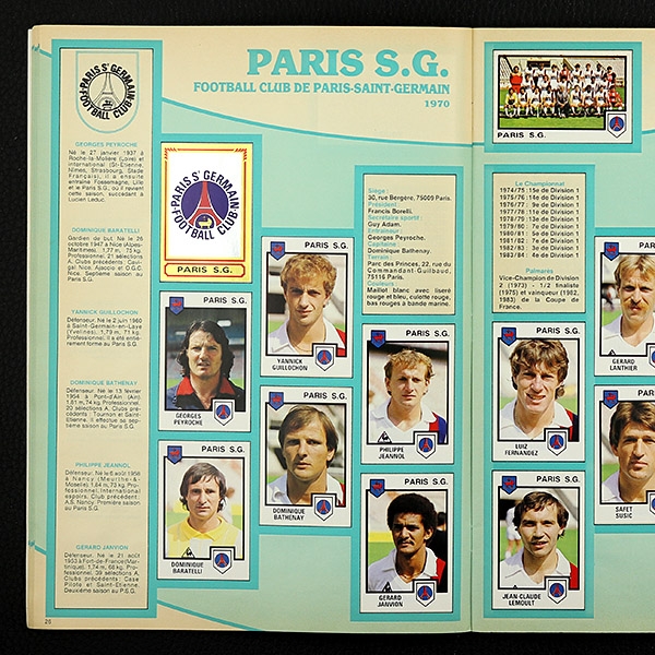 Football 85 Panini Sticker Album komplett mit Poster