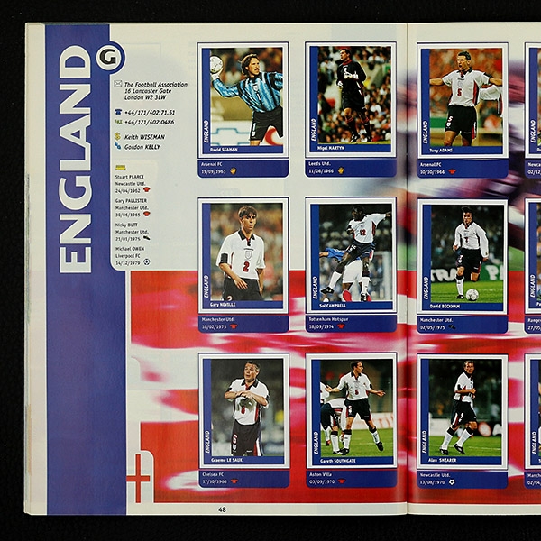 France 98 DS Panini sticker album complete