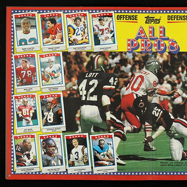 Football NFL 1985 Topps sticker album complete