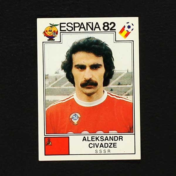 Espana 82 Nr. 386 Panini Sticker Aleksander Civadzeander Civadze