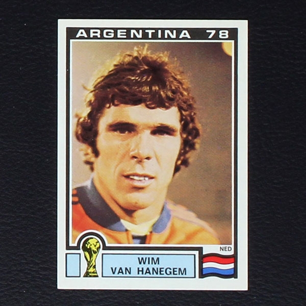 Argentina 78 Nr. 269 Panini Sticker Wim van Hanegem