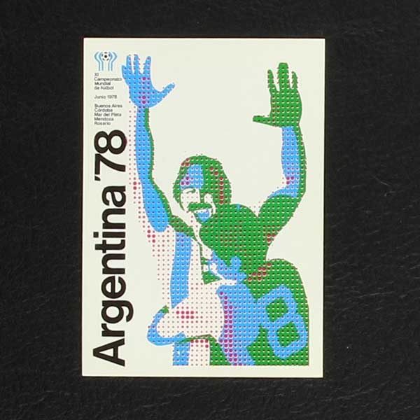 Mexico 86 Nr. 014 Panini Sticker Argentina 78 Poster