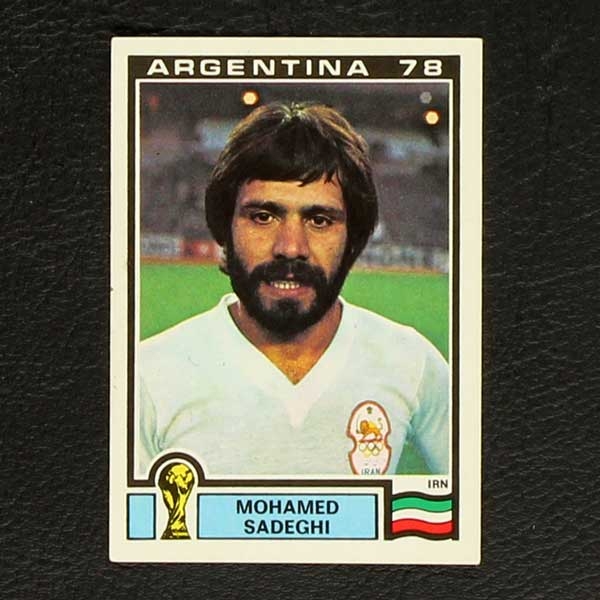 Argentina 78 Nr. 287 Panini Sticker Mohamed Sadeghi