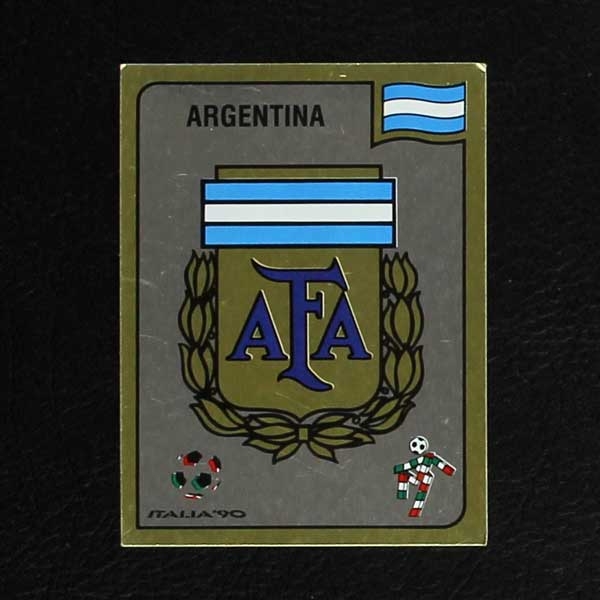 Italia 90 Nr. 114 Panini Sticker Argentina Wappen