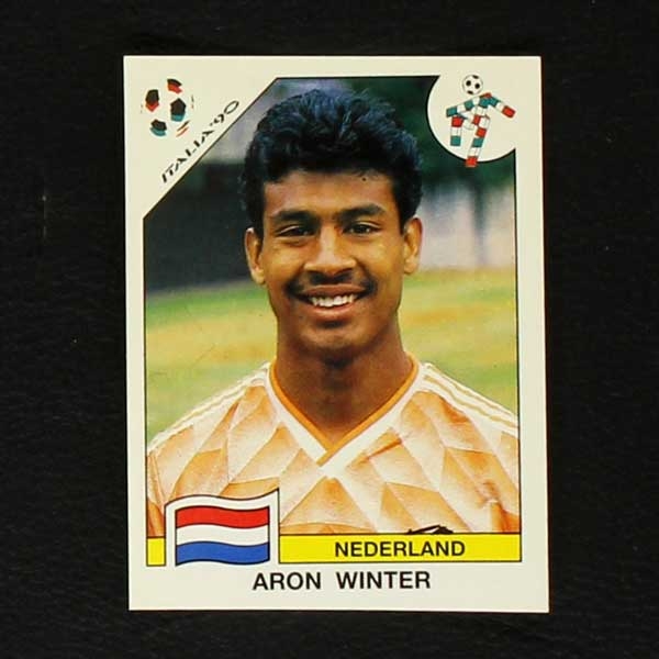 Italia 90 Nr. 410 Panini Sticker Aron Winter