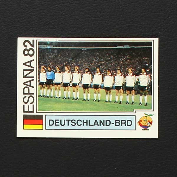 Espana 82 Nr. 111 Panini Sticker Deutschland BRD Mannschaft