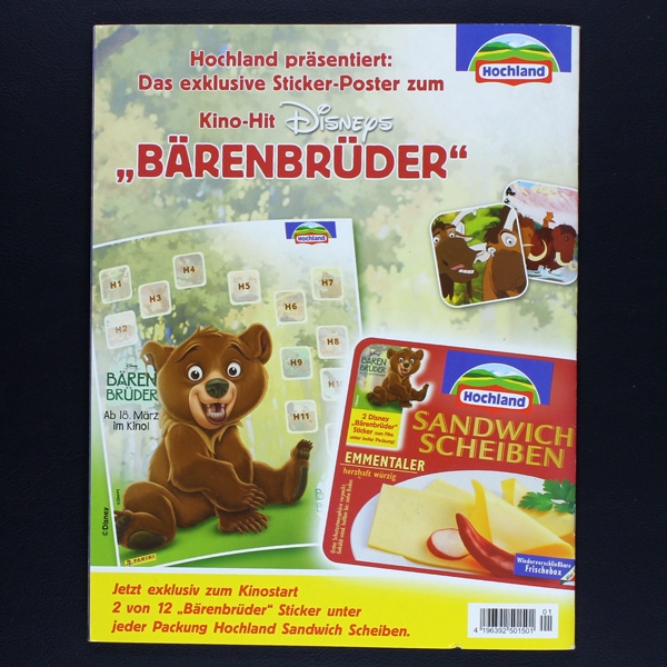 Bärenbrüder Panini Sticker Album komplett