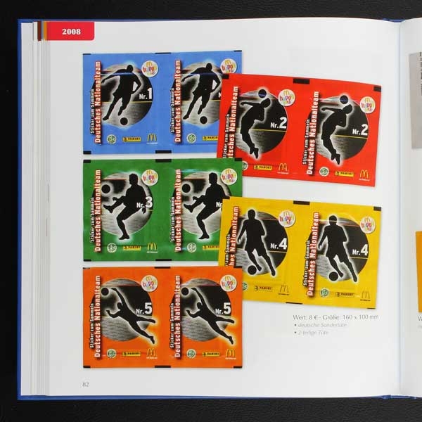 Panini Sticker-Tüten Katalog - Internationaler Fußball 1970 - 2017