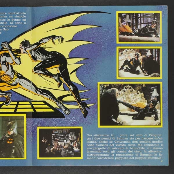 Batman il Ritorno Panini sticker album complete Italian