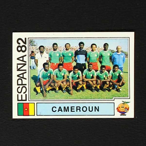 Espana 82 Nr. 091 Panini Sticker Cameroun Mannschaft