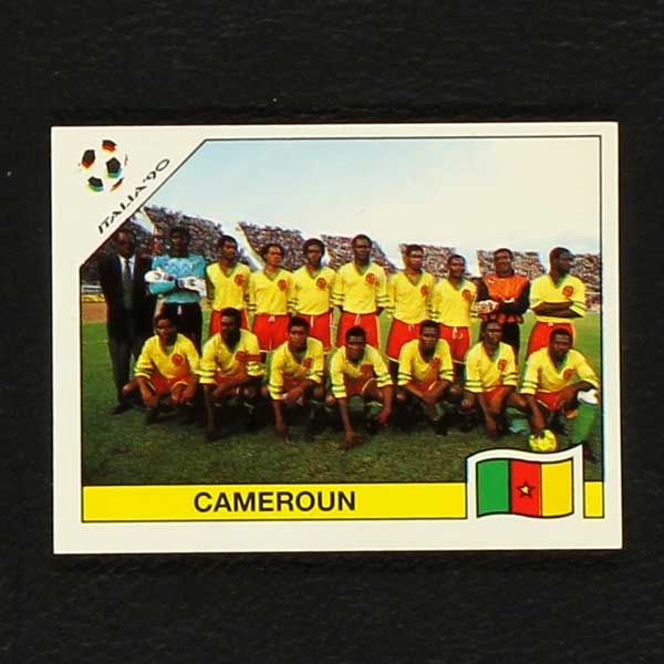 Italia 90 No. 172 Panini sticker Cameroun team