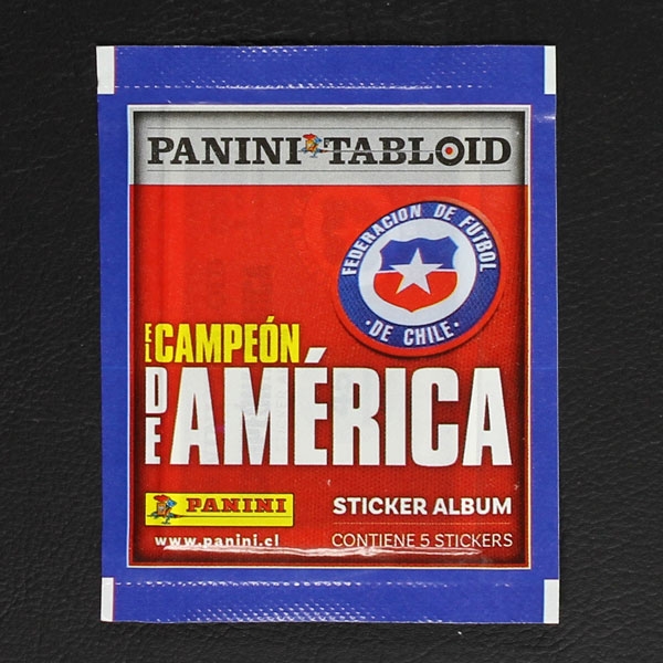 El Campeon de America 2018 Panini sticker bag Chile