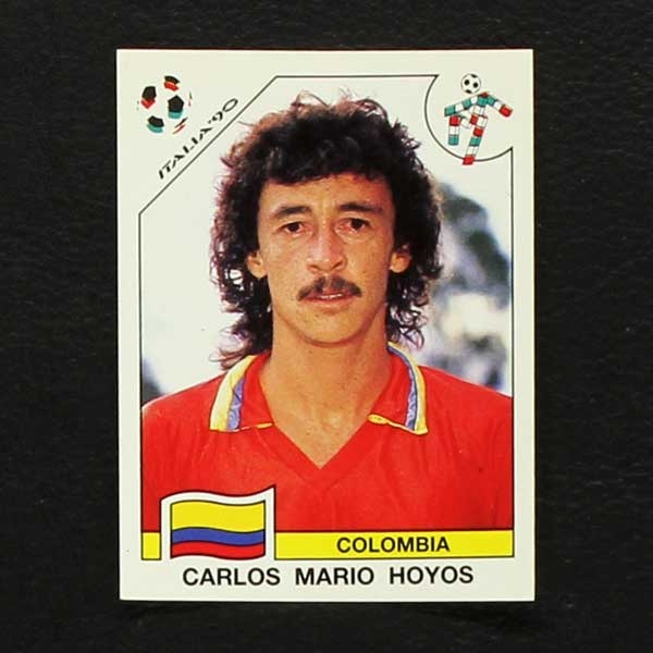 Italia 90 Nr. 293 Panini Sticker Carlos Mario Hoyos