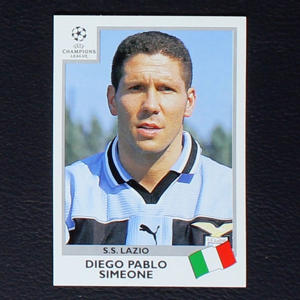 Champions League 1999 Nr. 010 Panini Sticker Simeone