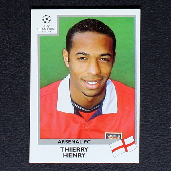 Champions League 1999 Nr. 033 Panini Sticker Thierry Henry