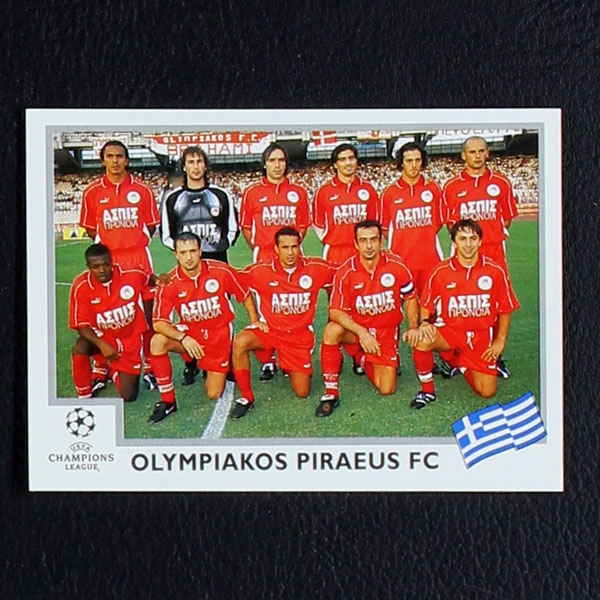 Champions League 1999 Nr. 171 Panini Sticker Team Olympiakos Piraeus