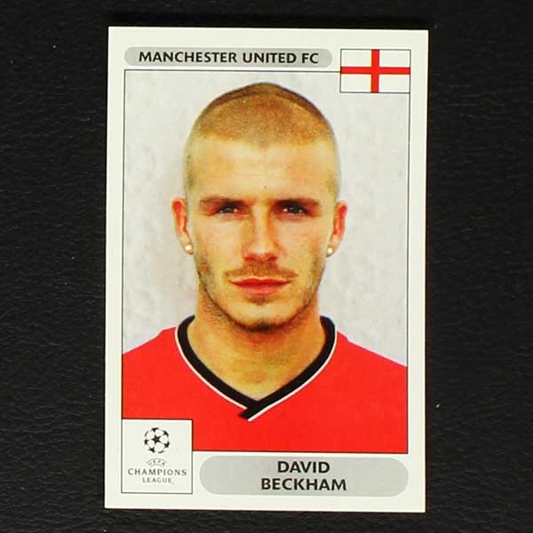 Champions League 2000 Nr. 258 Panini Sticker David Beckham